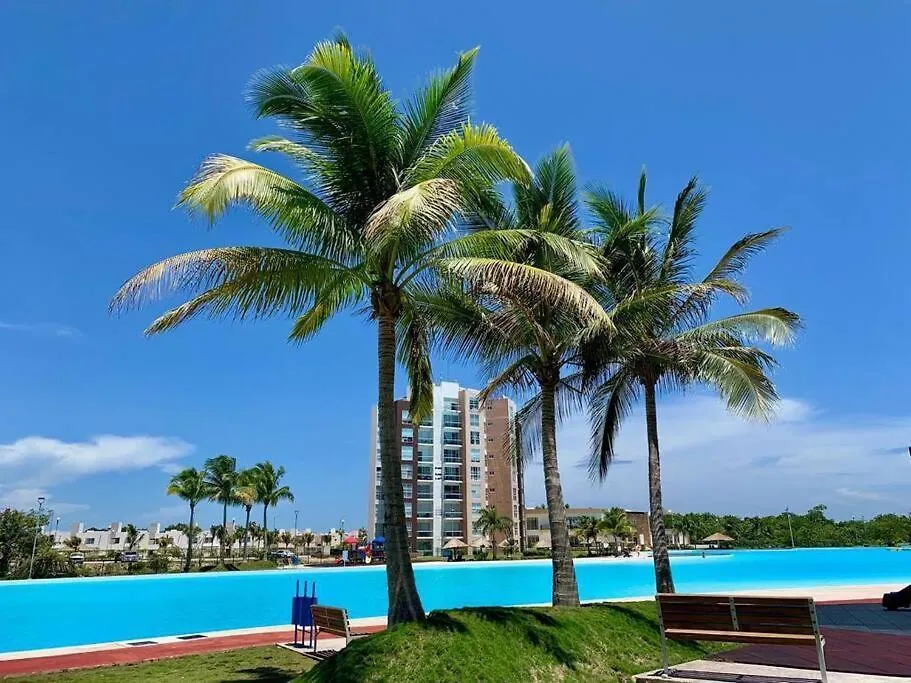 Magnificent View Of The Lagoon, With 7 Pools Apartment Cancun