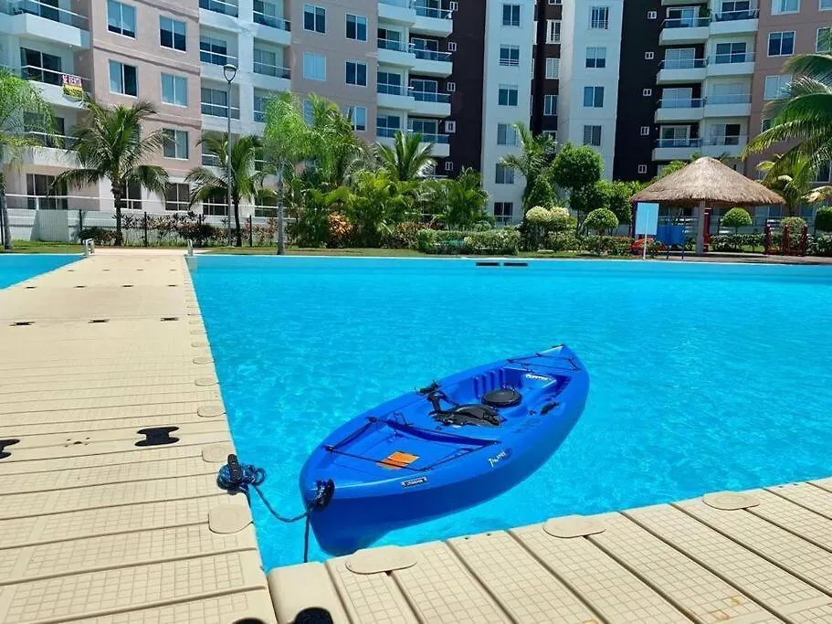 Magnificent View Of The Lagoon, With 7 Pools Apartment Cancun 0*,