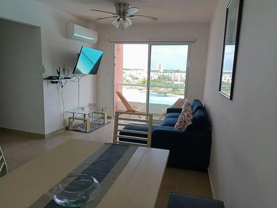 Magnificent View Of The Lagoon, With 7 Pools Apartment Cancun Mexico